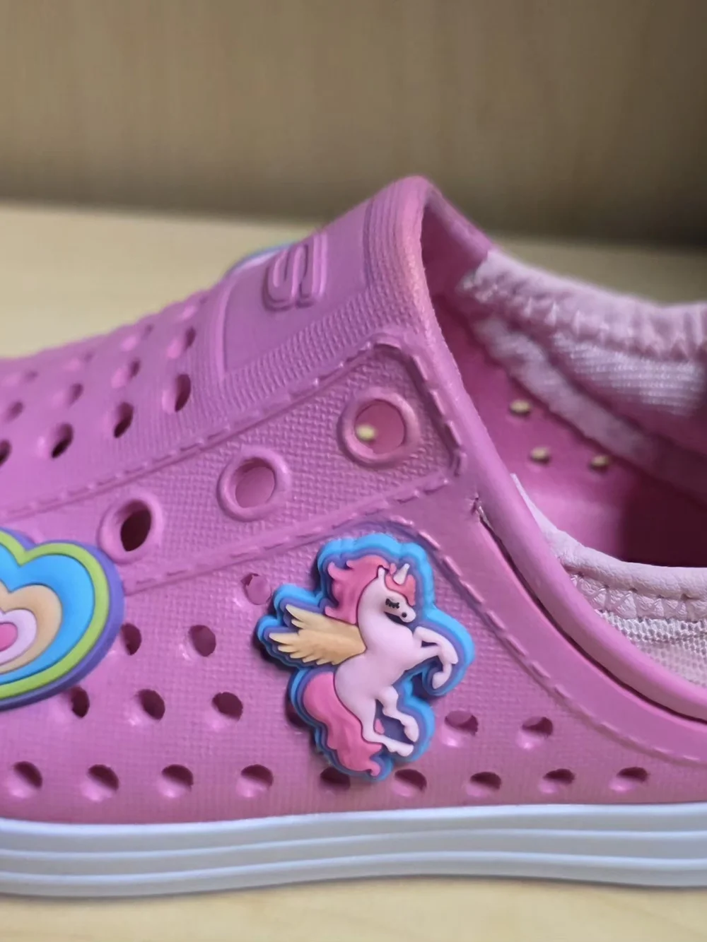 Skechers Kids' Pink Foamies Slip-On Water Shoe